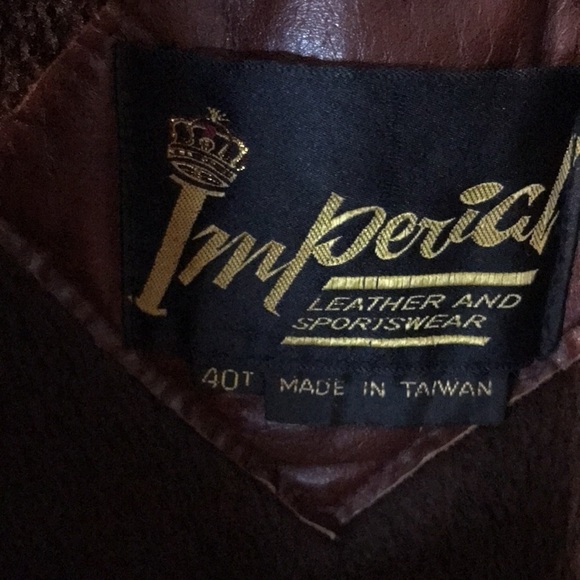 Vintage Imperial Leather Jacket Coat - Picture 13 of 14